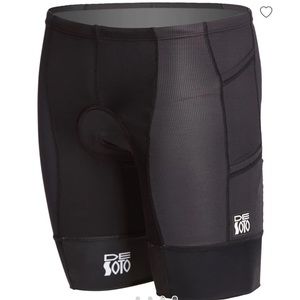 DeSoto Men's Forza 4 Pocket Tri Short Black XL